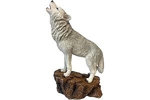 Grey Wolf Howling Figurine: Unleash the Beauty of Nature