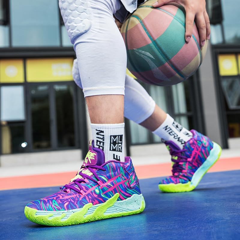 Womens Mens Basketball Shoes Breathable Fashion Athletic Sneakers Colorful Volleyball Lace Up Sport Training Shoe