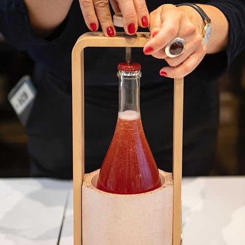 Miniatura 4 de Juego abridor de vino espumoso - Abrebotellas para vinos Pétillant Naturel. - Abrebotellas con corona para los amantes de Pét-Nat.