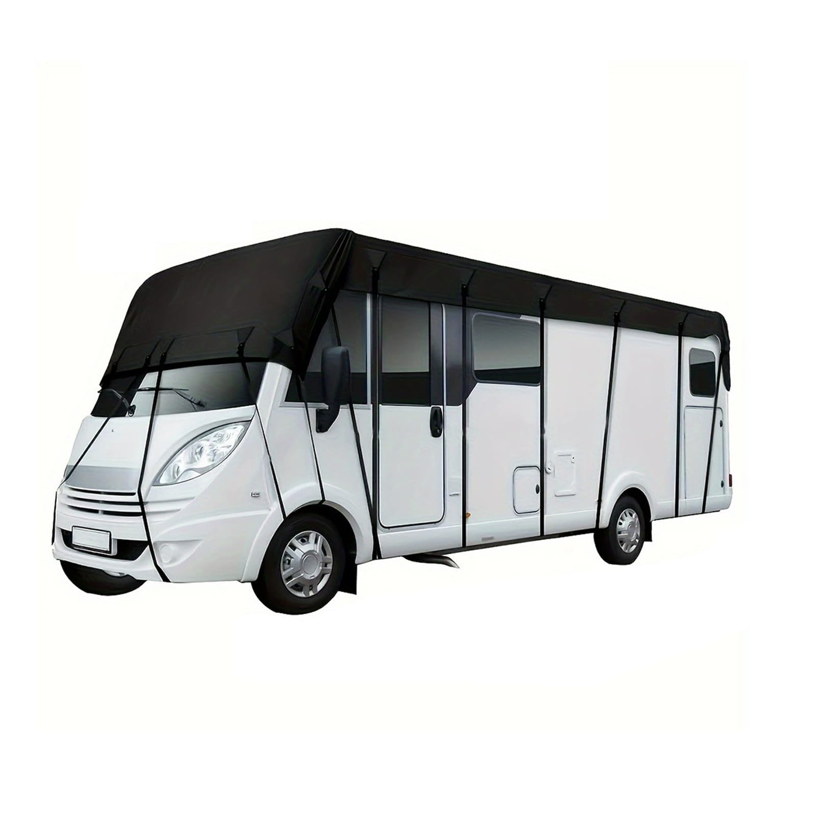 Wohnwagen Schutzhülle,Wohnmobil Abdeckplane, Wohnmobil Schutzdach 210D Dachschutzplane Abdeckung Abdeckplane für Wohnmobile und Wohnwagen,11.5x3m/37.7x9.8ft