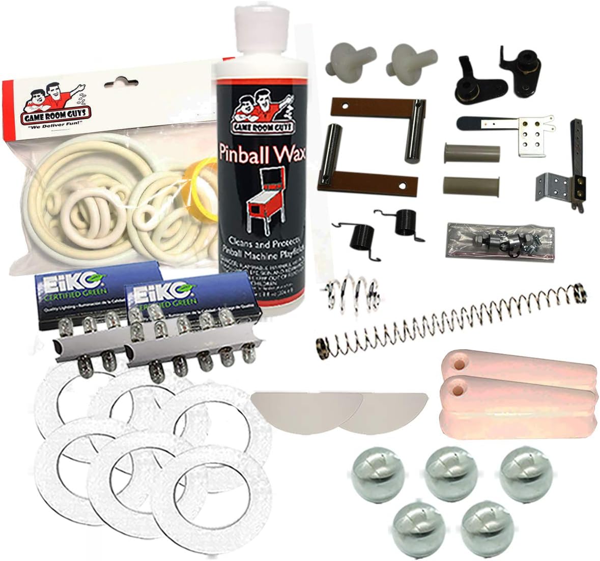 Game Room Guys 1958 Gottlieb Rocket Ship Pinball White Premium Maintenance Kit