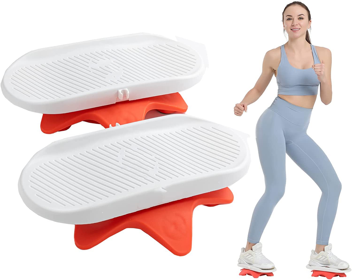 ELECDON Ab Twist Board, Waist Twisting Disc-Twister Exercise Board, Ab Board Exercise Waist Trainer Trimmer, Waist Twisting Disc for Ab Exercise Abs Core, Full Body Toning Workout Home Gym