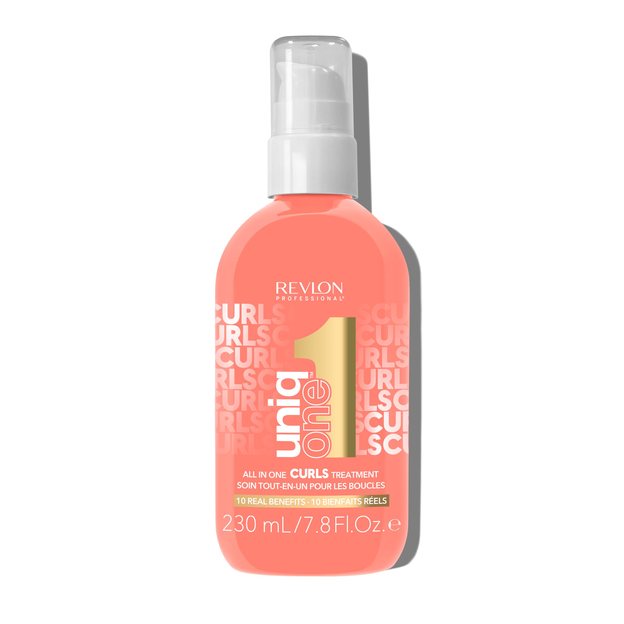 UniqOne Curls Leave-In Treatment | 10-in-1 Curl Hair Treatment for All Curl Types | Frizz Control, Heat Protection, Lightweight Hold & Bounce | Vegan Formula | 150ml