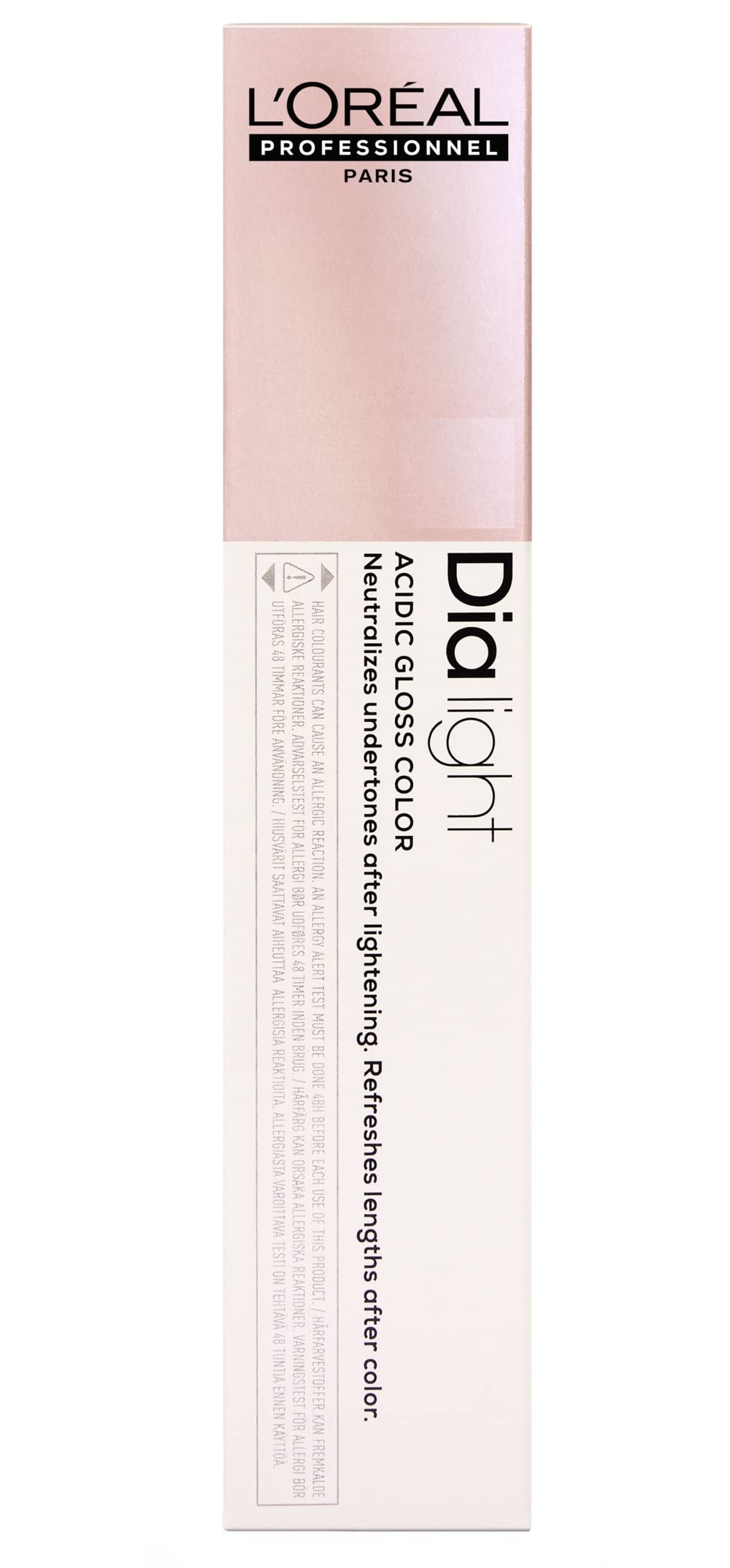L'Oréal Professionnel Paris Dia Light Acid Gloss Color 7.43 Mittelblond Kupfer Gold Rubilane, 50 ml