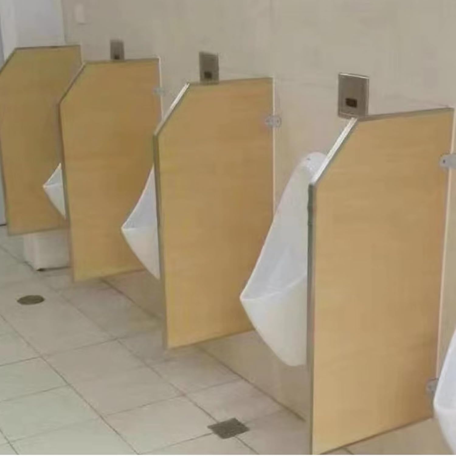 Urinal Screen Toilet Partition, Urinal Partition Wall-Mounted Urinal Privacy Screen, Men Public Restroom Partition, Urinal Baffle Toilet Protection Screen(Gray,1pcs)