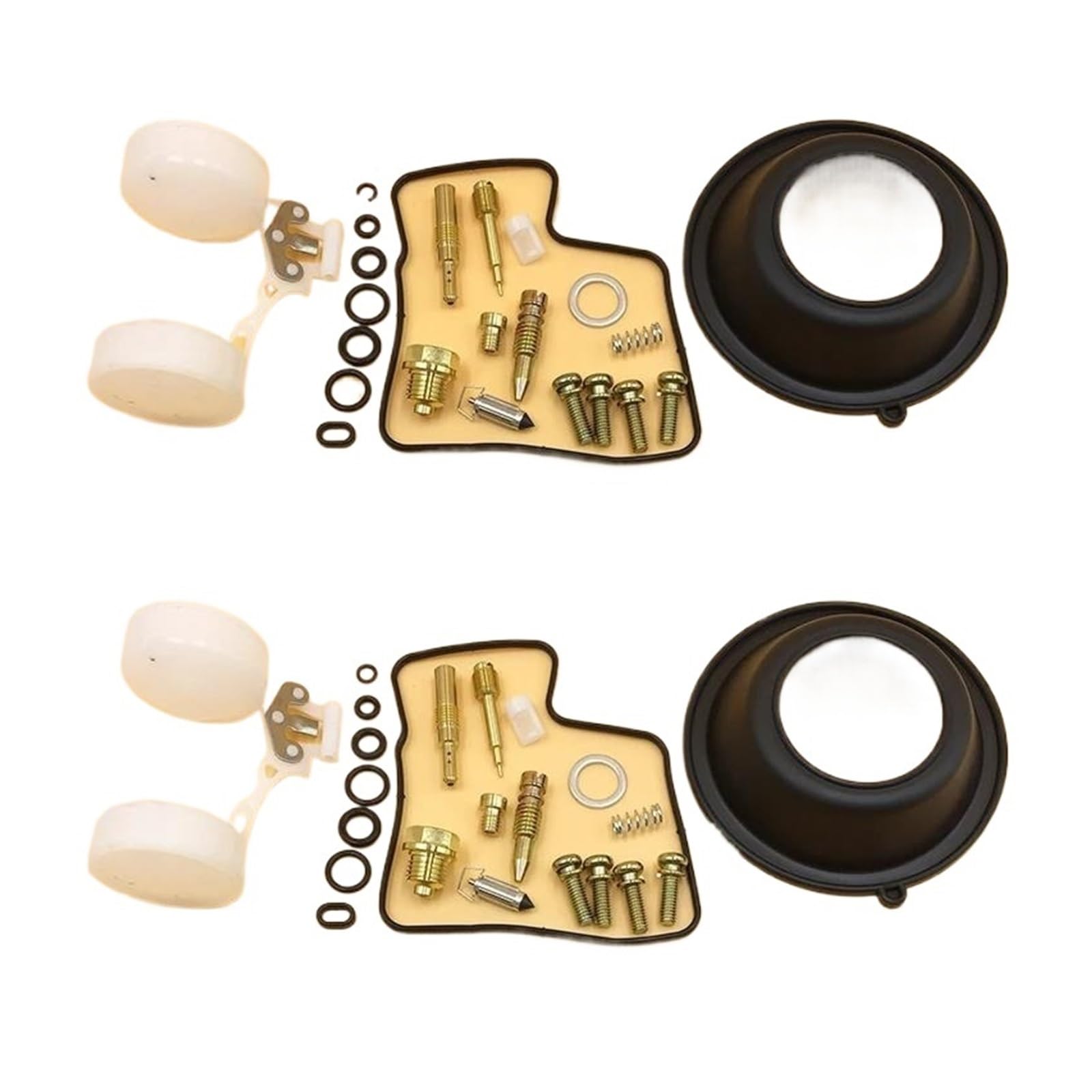Carburetor Repair Kit for VT1100C Sh&adow Spirit VT1100 C 1997-2005 Carb Vacuum Diaphragm Float Gasket Parts(2 Sets A)