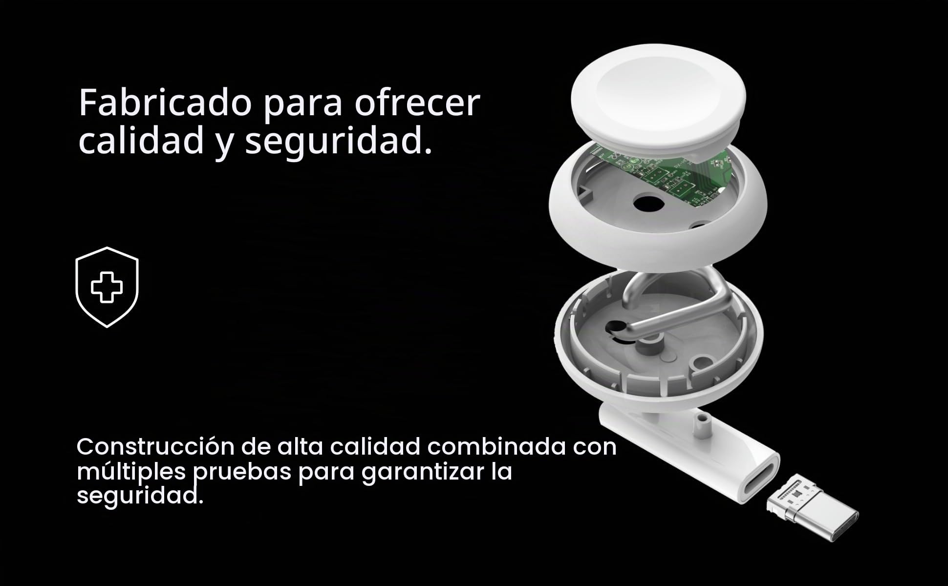 Belkin BoostCharge Pro Cargador USB-C Portátil para Apple Watch, Carga Rápida USB-C con certificación MFi para Apple Watch Series 11, 10, 9, Ultra, MacBook, iPhone 17 y Otros - Negro | Apple Watch Series 9/8/7, Ultra compatible, compatible con MacBook y i