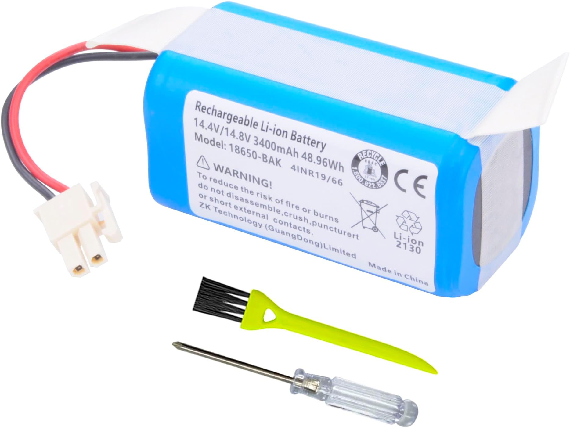 CITYORK 3000 mAh batterij voor Zaco iLifeA4, A4s, A4s Pro, V7, V7S, V7 Plus/ Pro, A6, A7, A8, A9, A9S, A10, A10 pro, W400, W450, Voor Dibea D960, GT200, GT9, V750, V780, V780s