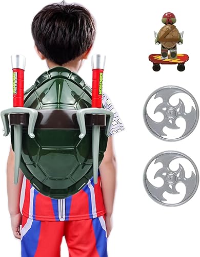 Miniatura 2 de Juego de armas COS de superhéroe, disfraz de tortugas, juego de armas COS, regalo de cumpleaños para niños