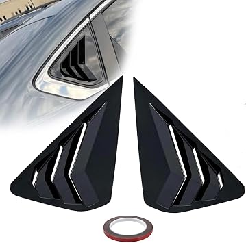 Rear Side Window Louver Shutter Compatible with Nissan Altima 2013-2018