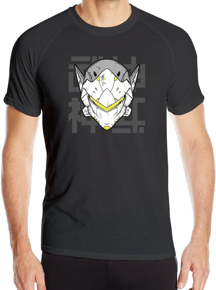 Men Genji Overwatch Short Sleeve Athletic T Shirts