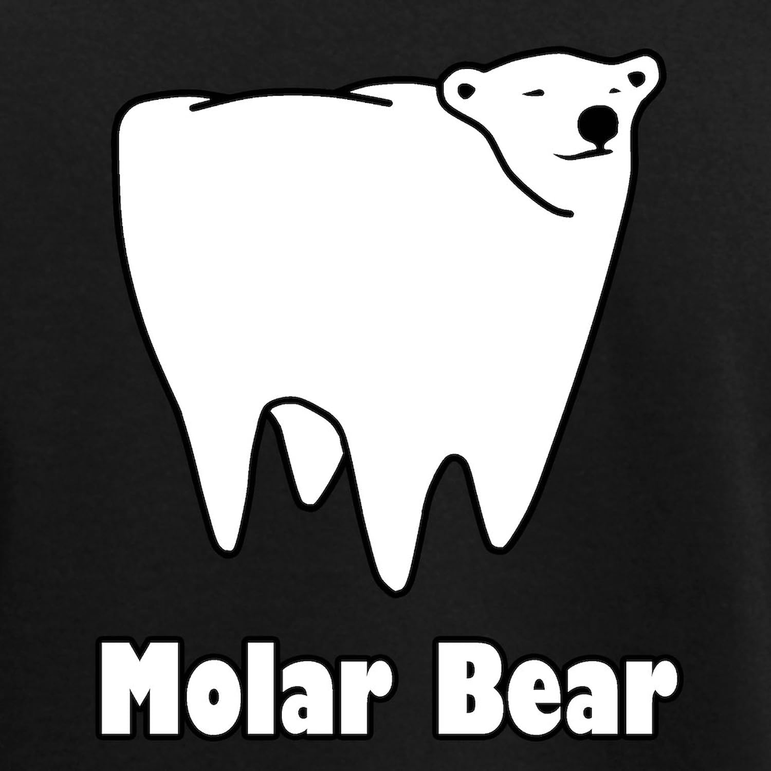 CafePress Molar Bear Polar Tooth Bear Pajamas Womens Novelty PJ Sleepwear