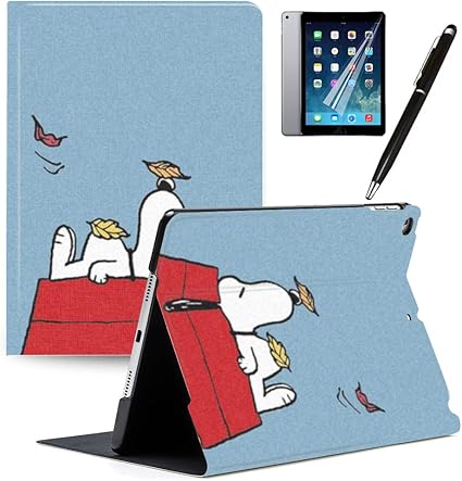 Amazon Co Jp Ipad Air Ipad Air 2 Ipad 9 7 17 18 ケース スヌーピー Pu レザー スタンド機能付き 手帳 全面保護 きれい オシャレ かわいい タブレット 保護カバー Snoopy Qp Snb2 9 7インチ Snb 26 パソコン 周辺機器