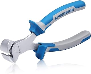 SPEEDWOX End Cutting Pliers 6 Inches Carpenter Pincer Wire Cutter Pilers End Nipper Cutting Pliers End Cutting Precision Pliers High Leverage Cutting Pliers Nail Remover Tool Clip Zip Ties Pliers