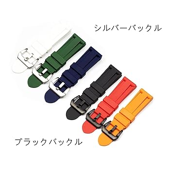 パネライ　替えラバーストラップ Amazon.co.jp: [Aullivillen] に適していますパネライ 腕時計