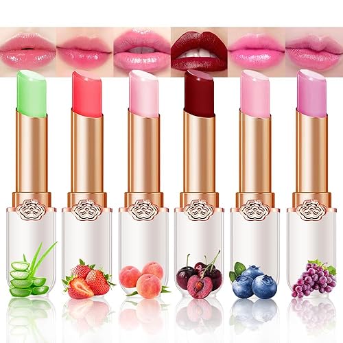 Miniatura 7 de 2 lápices labiales que cambian de color verde aguacate Queen, pH estado de ánimo de larga duración, brillo labial, bálsamo labial coreano, tinte