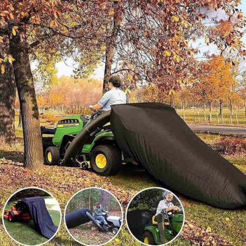 Bolsa de hojas resistente y duradera para tractores de césped con gran capacidad 8
