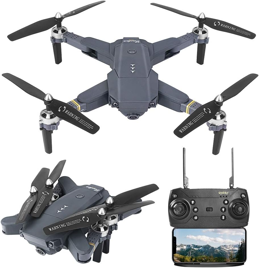 Lozenge Big Size XT-1 Drones with Camera for Adults 4K 1080P RC Quadcopter RC Helicopter with Wide-angle Camera Altitude Hold Gesture Photo Video (1080P Camera & 1 Battery & Black) (1080P Camera & 1 Battery & Black)
