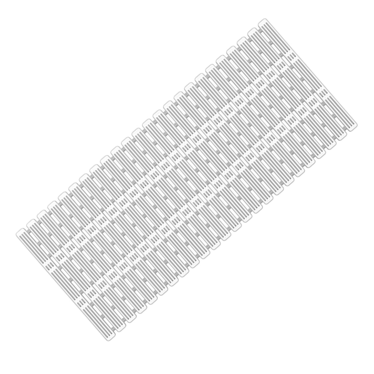 UPKOCH Alfombra Baño Algodon Antideslizante con Ventosas, Fácil de Limpiar, para Bañera y Ducha, se Adapta Mayoría de Bañeras y Hoteles