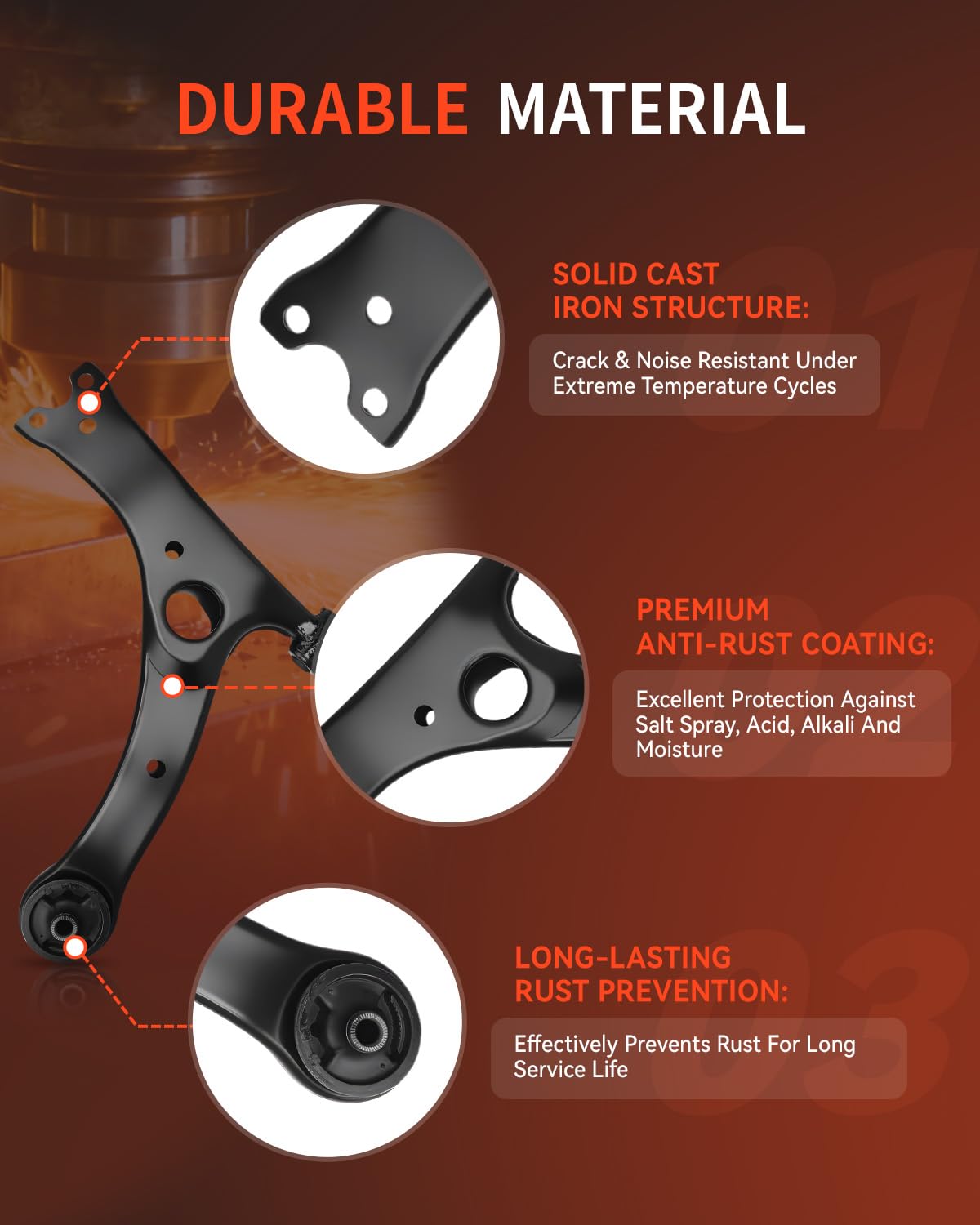 Amazon.com: DRIVESTAR Front End Suspension Kit, Control Arm w/Ball