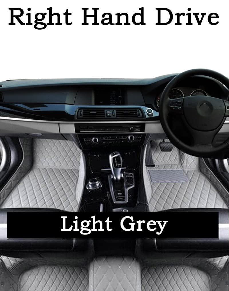 pclele Auto Tappetini Tappetini in Pelle Auto Tappeti Interni per BMW Z4 E89 2009 2010 2011 2012 2013 2014 2015 2016 2017 Antiscivolo Tappetino (Color : Marrone, Dimensione : RHD