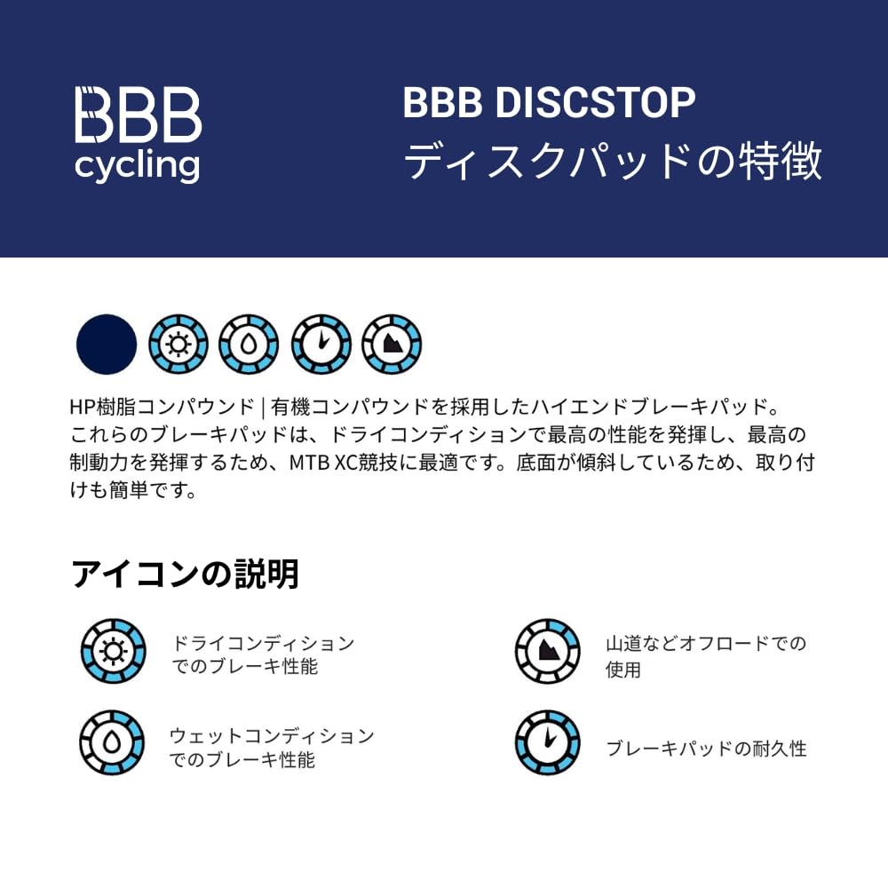 Amazon | BBB(ビービービー) ディスクブレーキパッド ディスクストップ