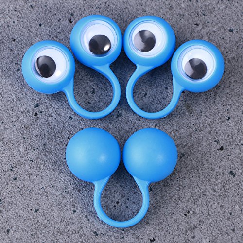 SUPVOX 10 stück Augen Fingerpuppen Augen Finger Spielzeug Party Favor (Zufällige Farbe)
