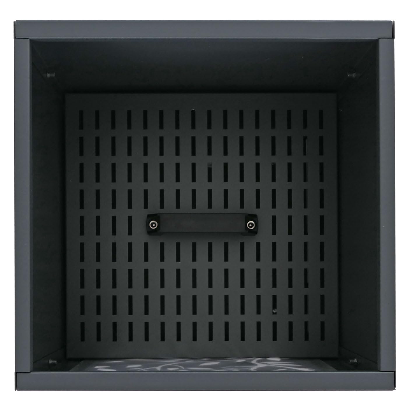 Mendler Contenitore per Pellet HWC-Q30 stoccaggio conservazione Pellet, con setaccio Filtro e rotelle 64x36x36cm - Antracite