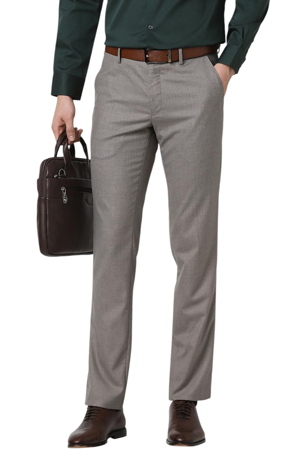 peter england Men's Slim Work Utility Pants-picture-29