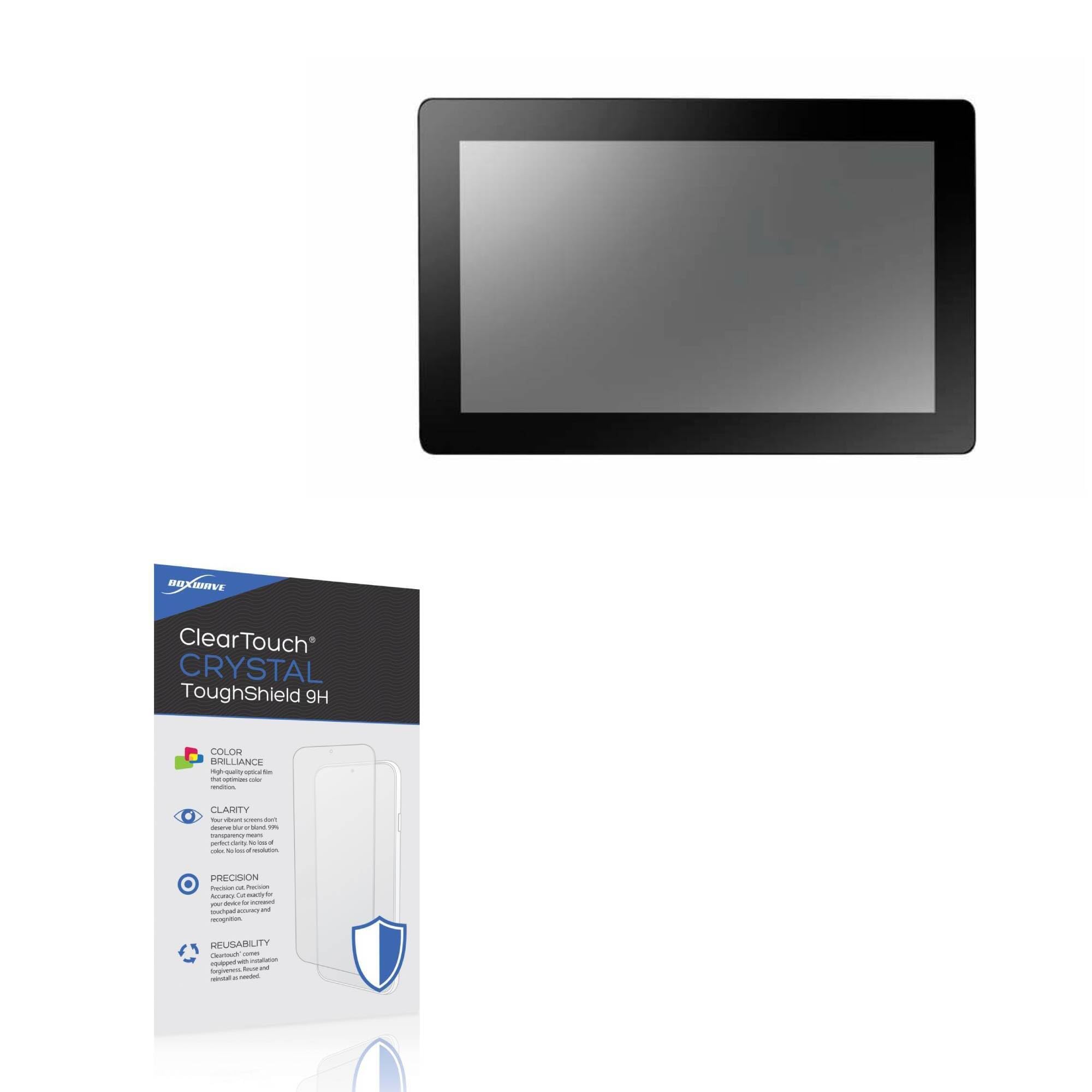 BoxWave Screen Protector Compatible With Advantech IDP31-156W - ClearTouch Crystal ToughShield 9H (2-Pack), Clear 9H Tough Flexible Film Screen Protector