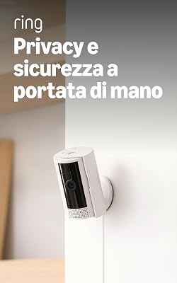 Ring videocamera interna (Indoor Camera 2ª gen.) | Telecamera di sorveglianza per animali domestici, audio bidirezionale, copertura per la privacy | Ring Home: 30 gg. prova gratuita | 2 telecamere