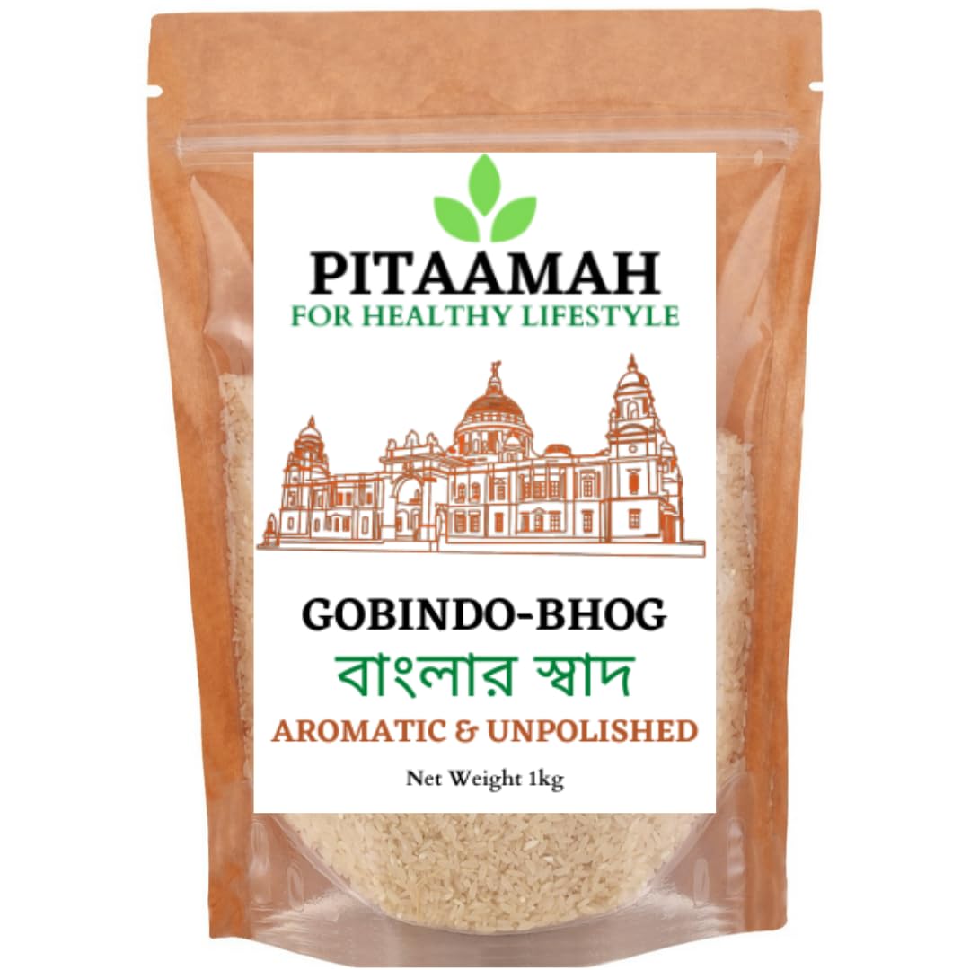 PITAAMAH Natural Gobindobhog Rice|1Kg|Aromatic Rice|Unpolished Rice|Jeera Samba Rice|Directly From Bengal Farmers (B0B194T6F5) Amazon Price History, Amazon Price Tracker
