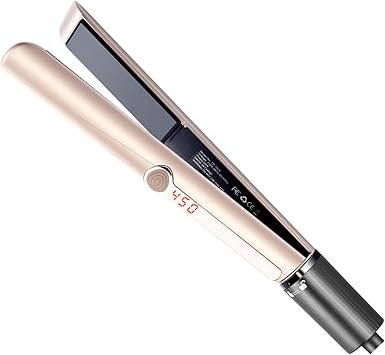Hair Straightener Flat Iron, 2 in 1 Professional Hair Straightener and Curling Iron, 250F-450F 1 Inch Flat Iron, Suitable for All Personal Professional Salon Hairstyles