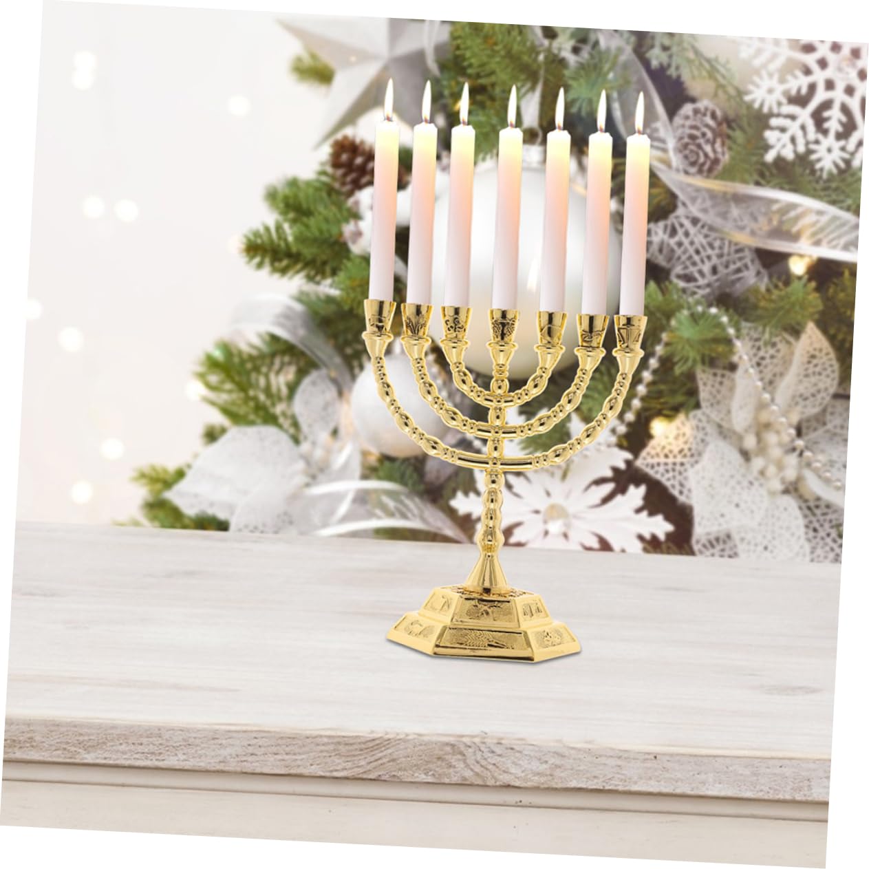 Amazon.co.jp: Holibanna ローソク足7本 7 キャンドル本枝の燭台 目玉