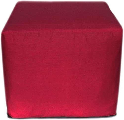 ICC - Funda de cojín cuadrada grande de estilo hippie, para puf, redonda, bohemia, para yoga, decoración otomana, para suelo, cojín de meditación