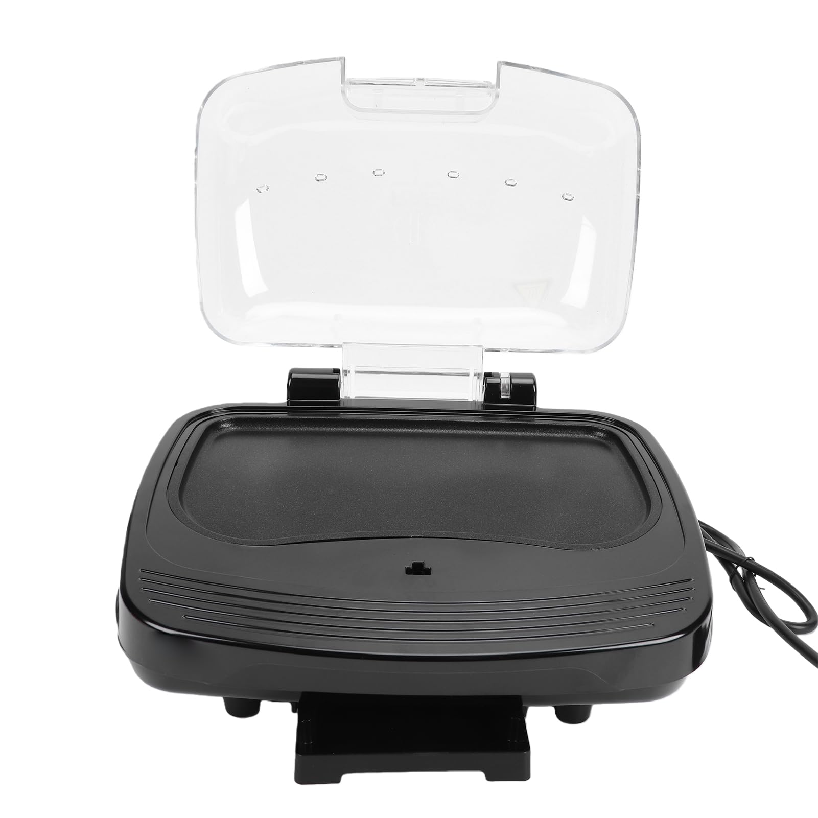 Haofy Griglia Elettrica Per Hamburger Maker 1000W Doppio Strato Antiaderente con Filtro Antiodore - Pressa Per Hamburger Cuoce 2 Contemporaneamente Per Appartamenti Colazione Facile da Pulire (Spina