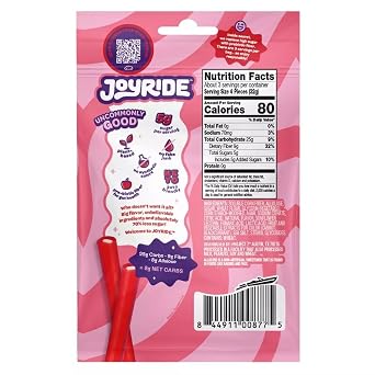 Joyride Ropes Cherry Brry Lw Sgr, 3.5 oz