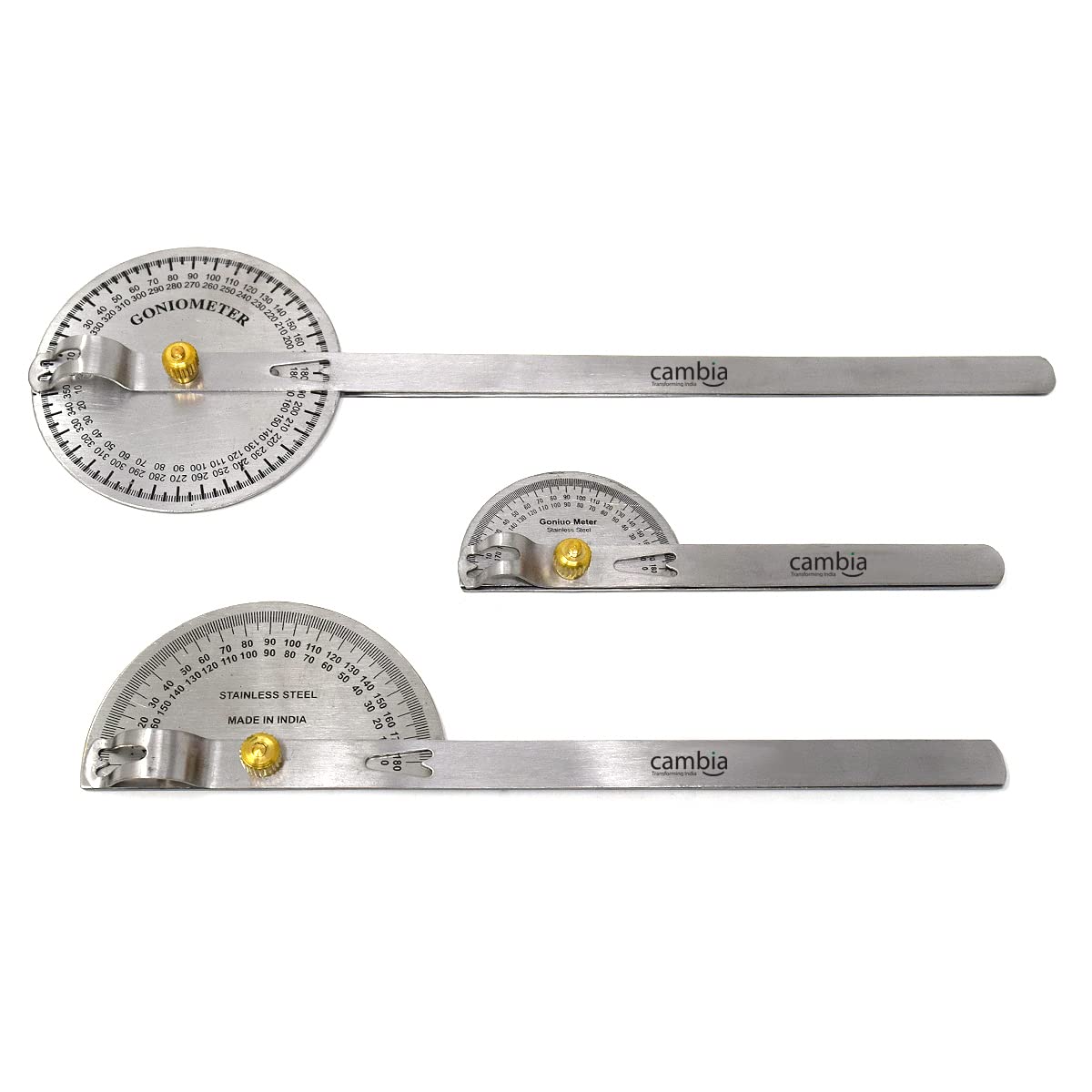 Cambia Goniometer Set of 3 Pcs. with Pouch - Image 4 thumbnail