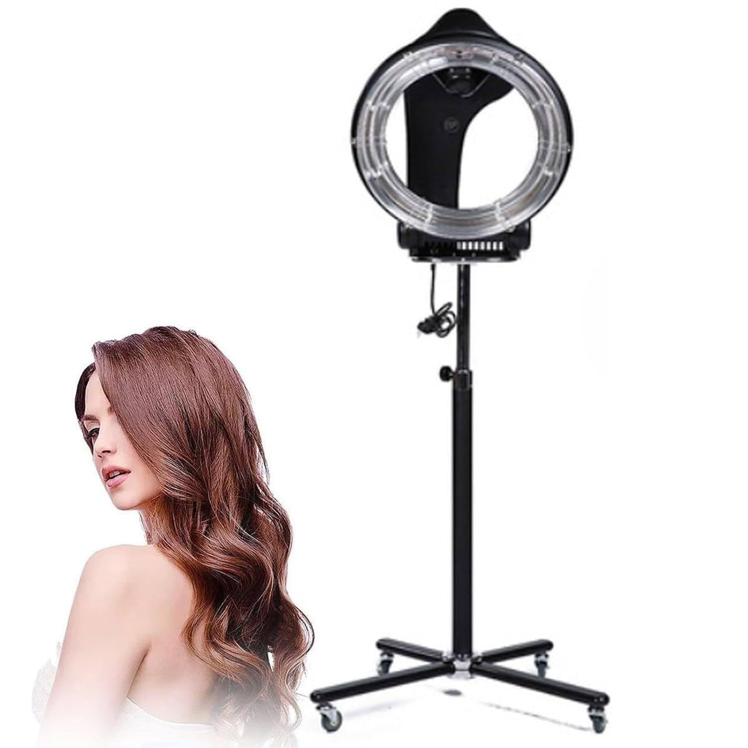 3 in 1 Professional Salon Hair Dryer Color Processor - 950W 1200W Orbiting Wall Mount LCD Display with