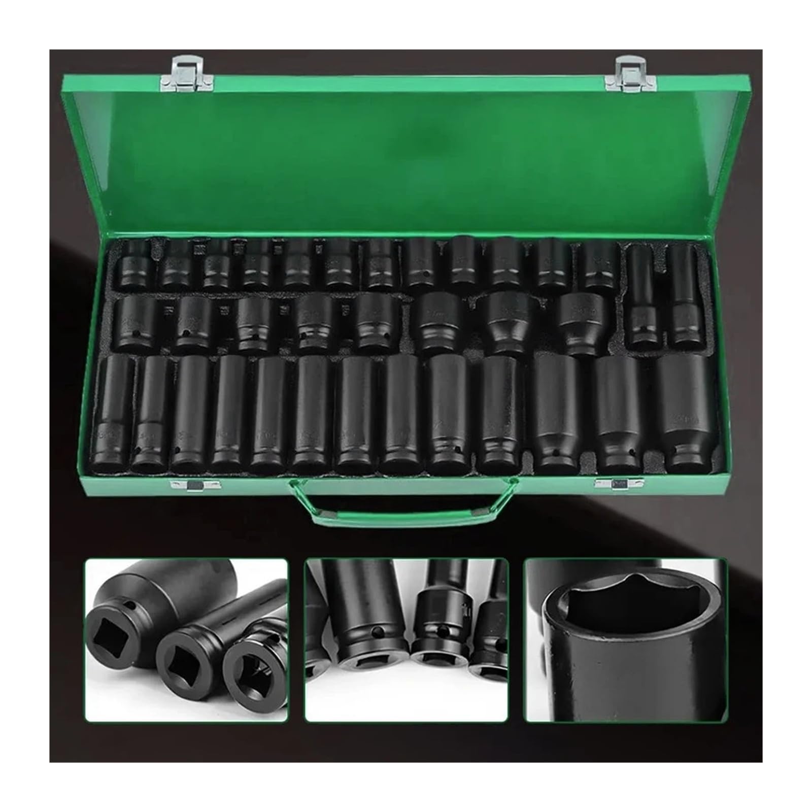 Kit de herramientas neumáticas profesionales de alta resistencia de 0.5