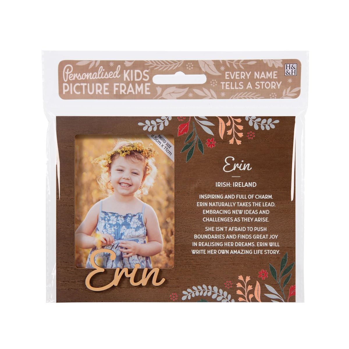 History & Heraldry Erin Personalised Picture Frames (Erin)