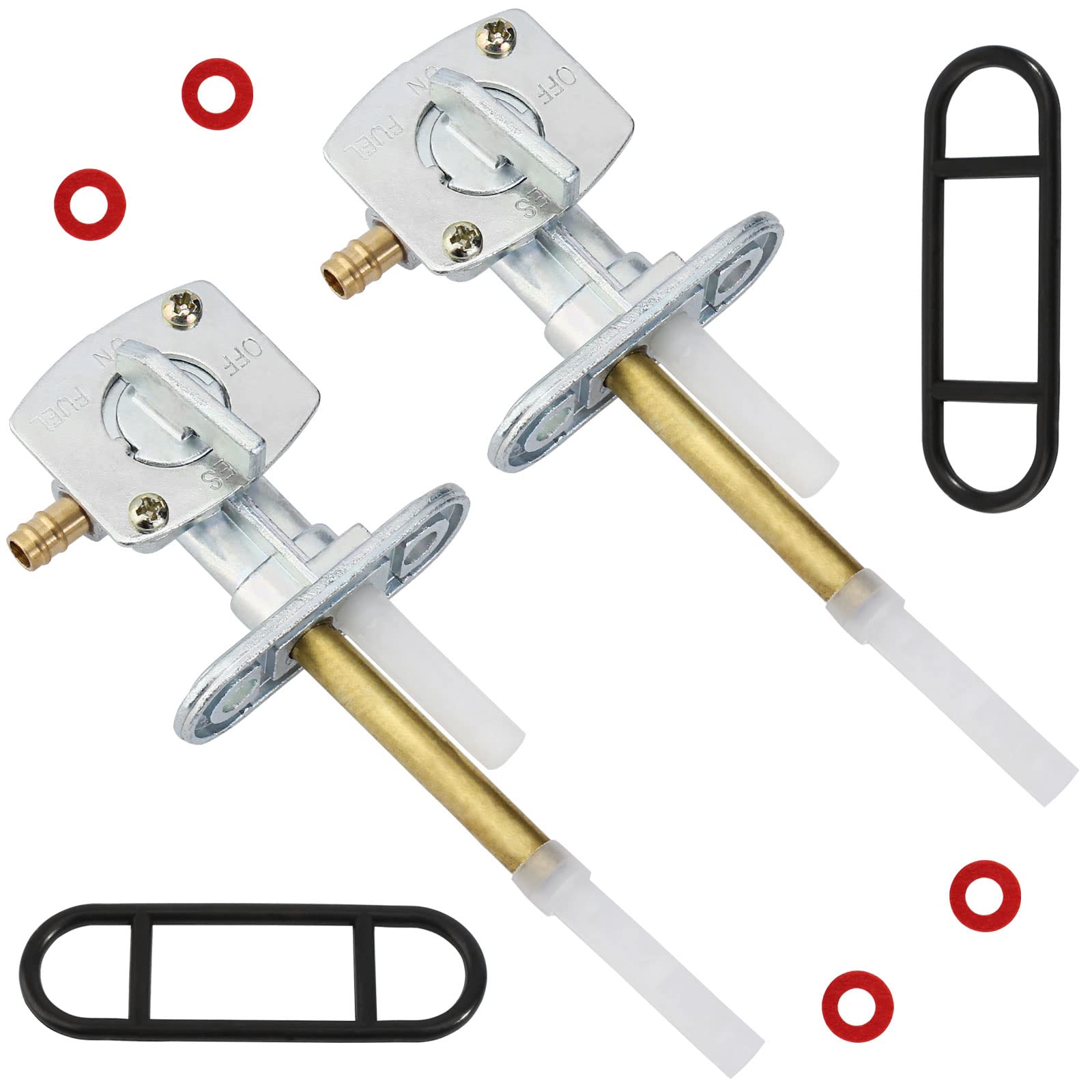 YOFMOO Fuel Petcock Valve Switch Compatible with Kawasaki Bayou 220 250 300 400 KLF220 KLF300 KLF400 KL250 KZ305 KZ550 Ninja EX500 500R ZX600C ZX600A