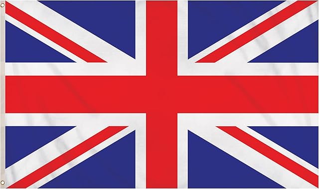Henbrandt Small Union Jack Flag 3FT x 2FT Great Britain UK Flags with Metal Eyelets