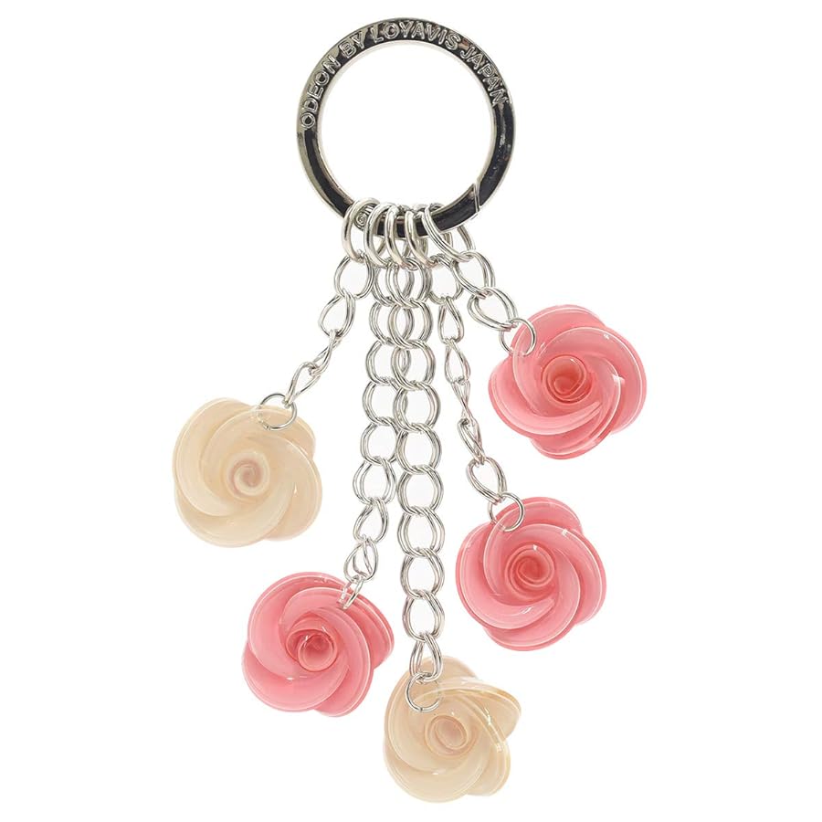 Amazon.co.jp: [PLATA] バッグチャーム ミニローズセット