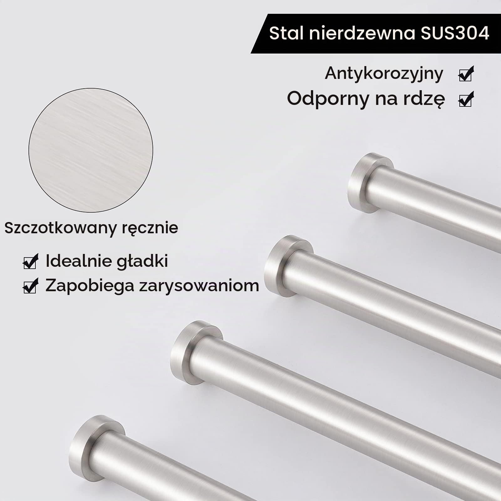 KES Bathroom Towel Rack 15.5-Inch, Swivel Towel Bar 4-Arm, Swing Out Towel Bar Wall Mounted, SUS304 Stainless Steel Brushed Finish, A2103S4L40-2