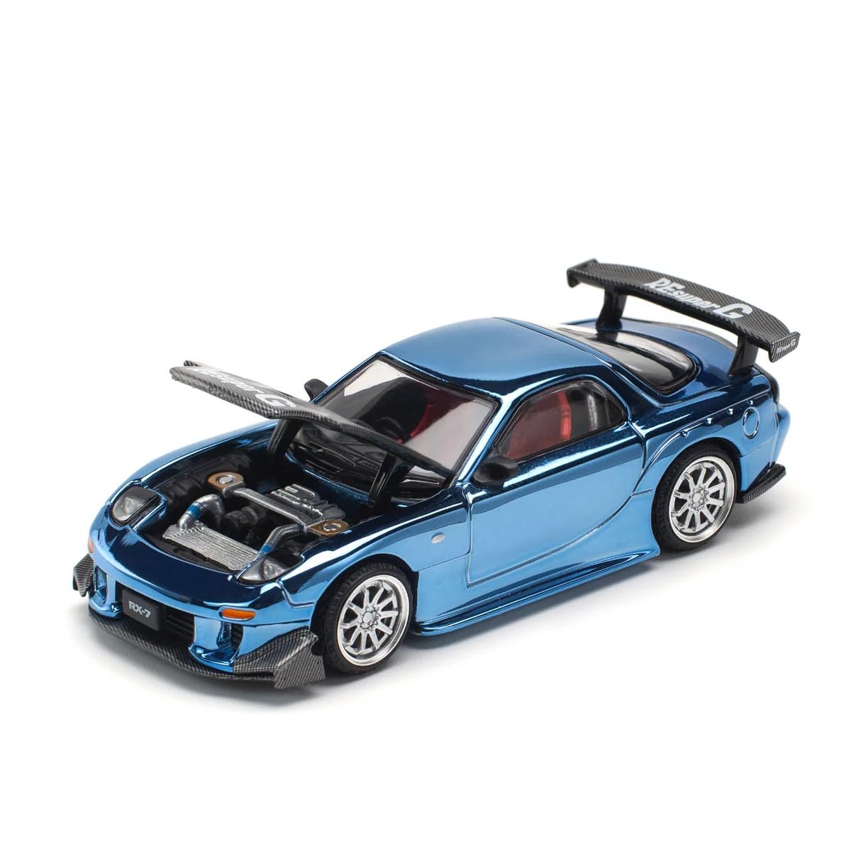 Diecast Model Car Compatible Pop Race 1:64 Mazda RX7 RE Amemiya