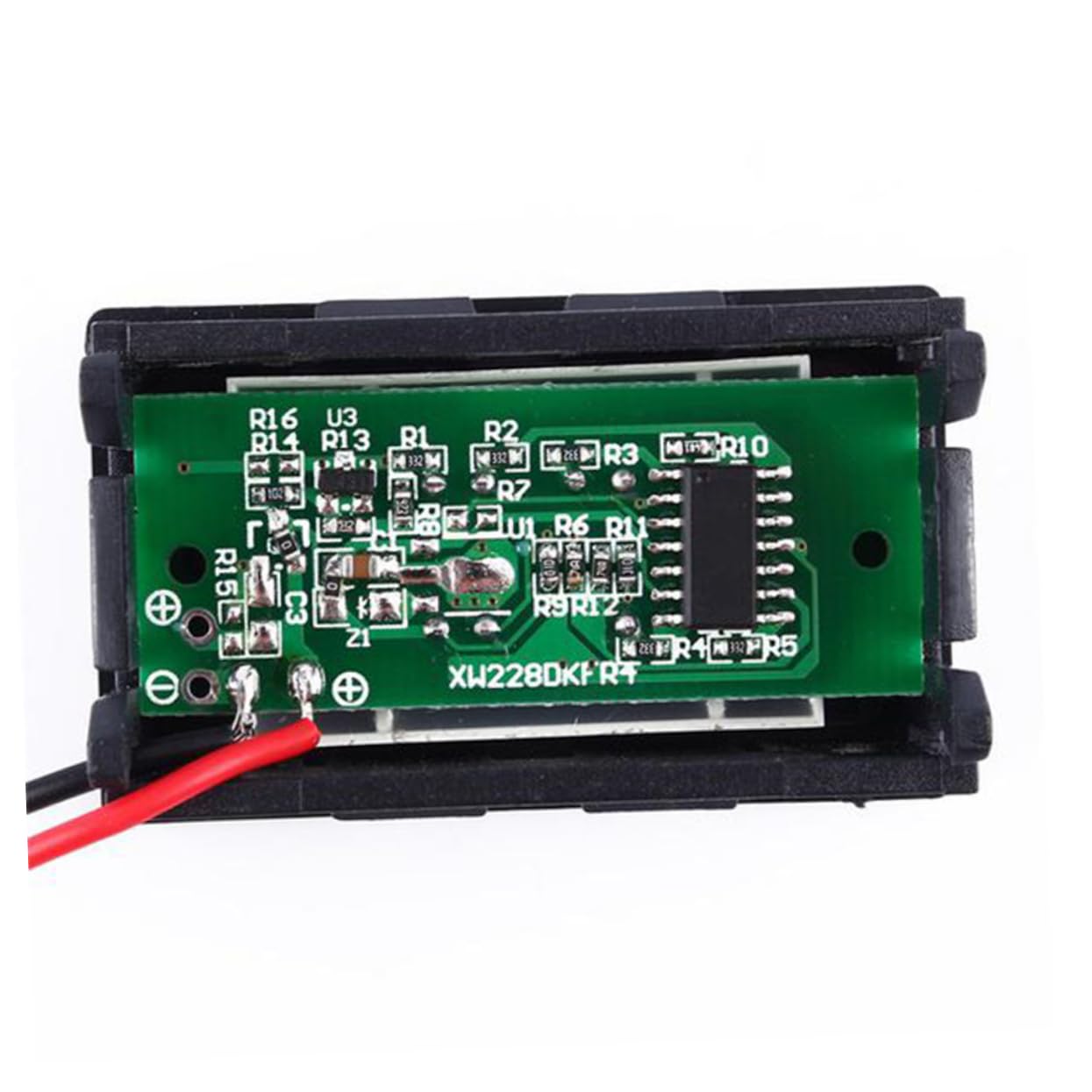 Healifty Battery Indicator Meter Tester Monitor Rechargeable Batteries d USB Car Volt Usage Portable Auto Voltage Black