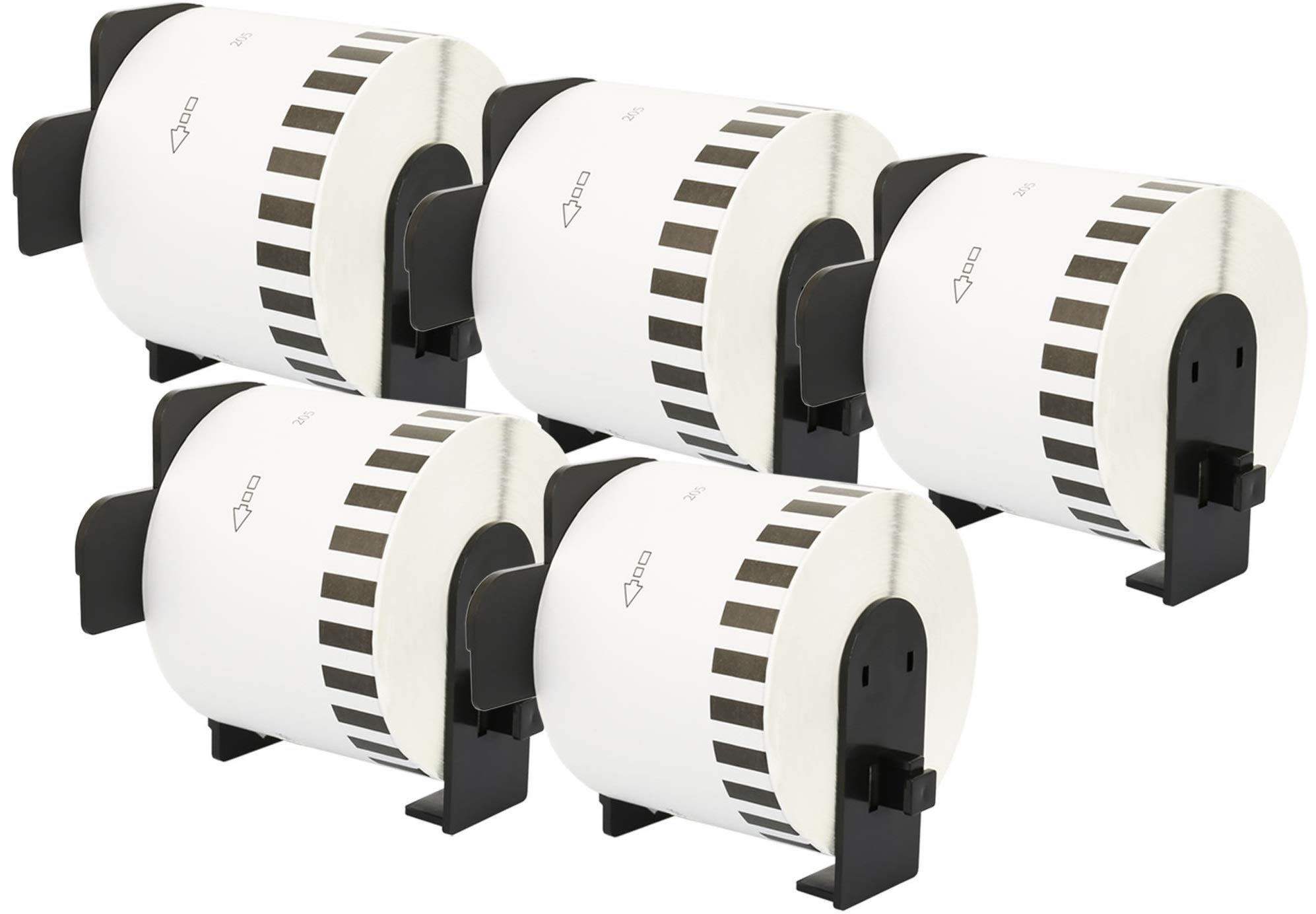 Papier Étiquettes continues amovibles DK-44205 62mm x 30,48m pour Brother P-Touch QL-500 QL-700 QL-800 QL-810W QL-820NWB