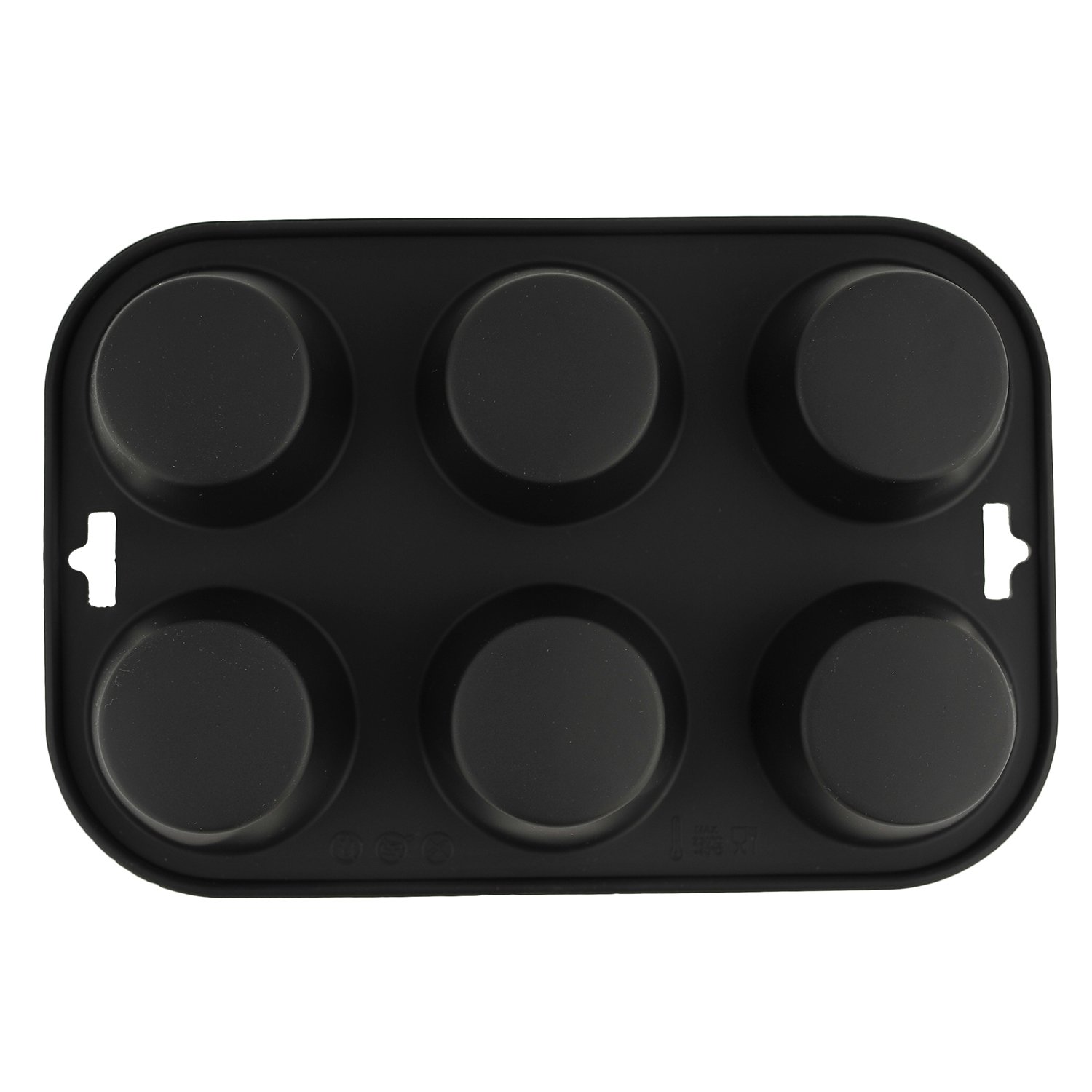 Lot De 6 Moules à Gâteau Réutilisables En Silicone Anti Adh%c3%a9sif Muffins Utiliser