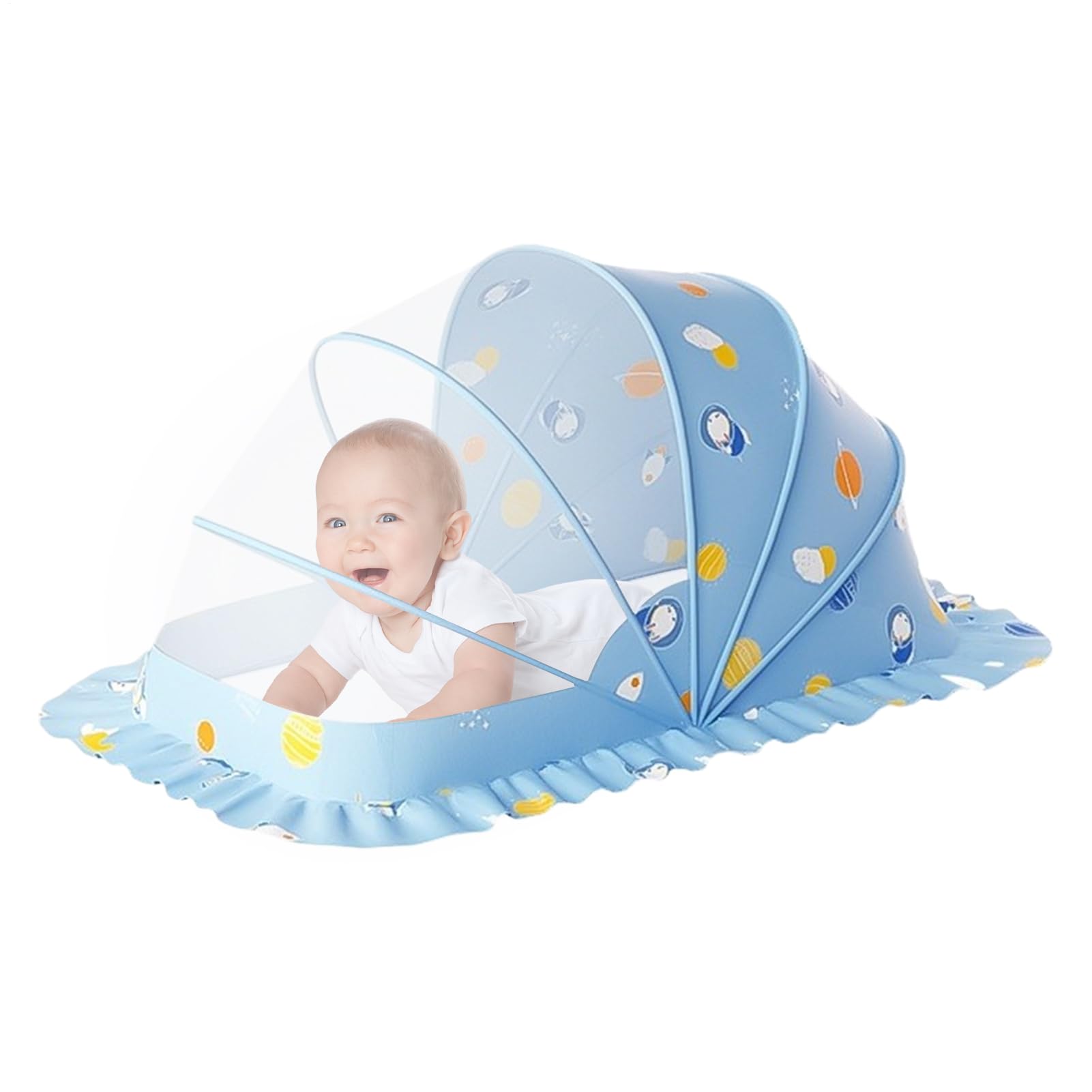 Moustiquaire pour lit d'enfant filet sécurité bébé auvent portable pliable voyage maison